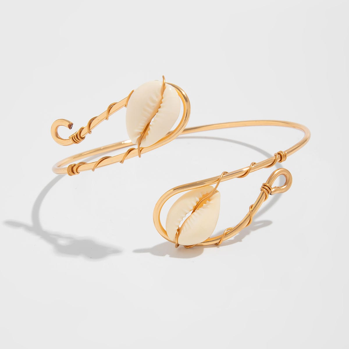 Bohemia Conch Charm Arm Cuff - ArtGalleryZen