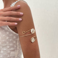 Thumbnail for Bohemia Conch Charm Arm Cuff - ArtGalleryZen