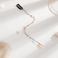 Thumbnail for Bohemia Conch Seed Beaded Chain Hair Clip - ArtGalleryZen