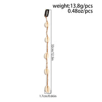 Thumbnail for Bohemia Conch Seed Beaded Chain Hair Clip - ArtGalleryZen