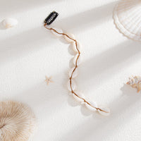 Thumbnail for Bohemia Conch Seed Beaded Chain Hair Clip - ArtGalleryZen