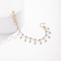 Thumbnail for Bohemia Crystal Tassel Nose To Ear Chain - ArtGalleryZen