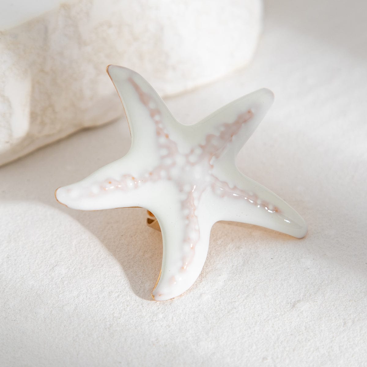 Bohemia Enamel Starfish Ring