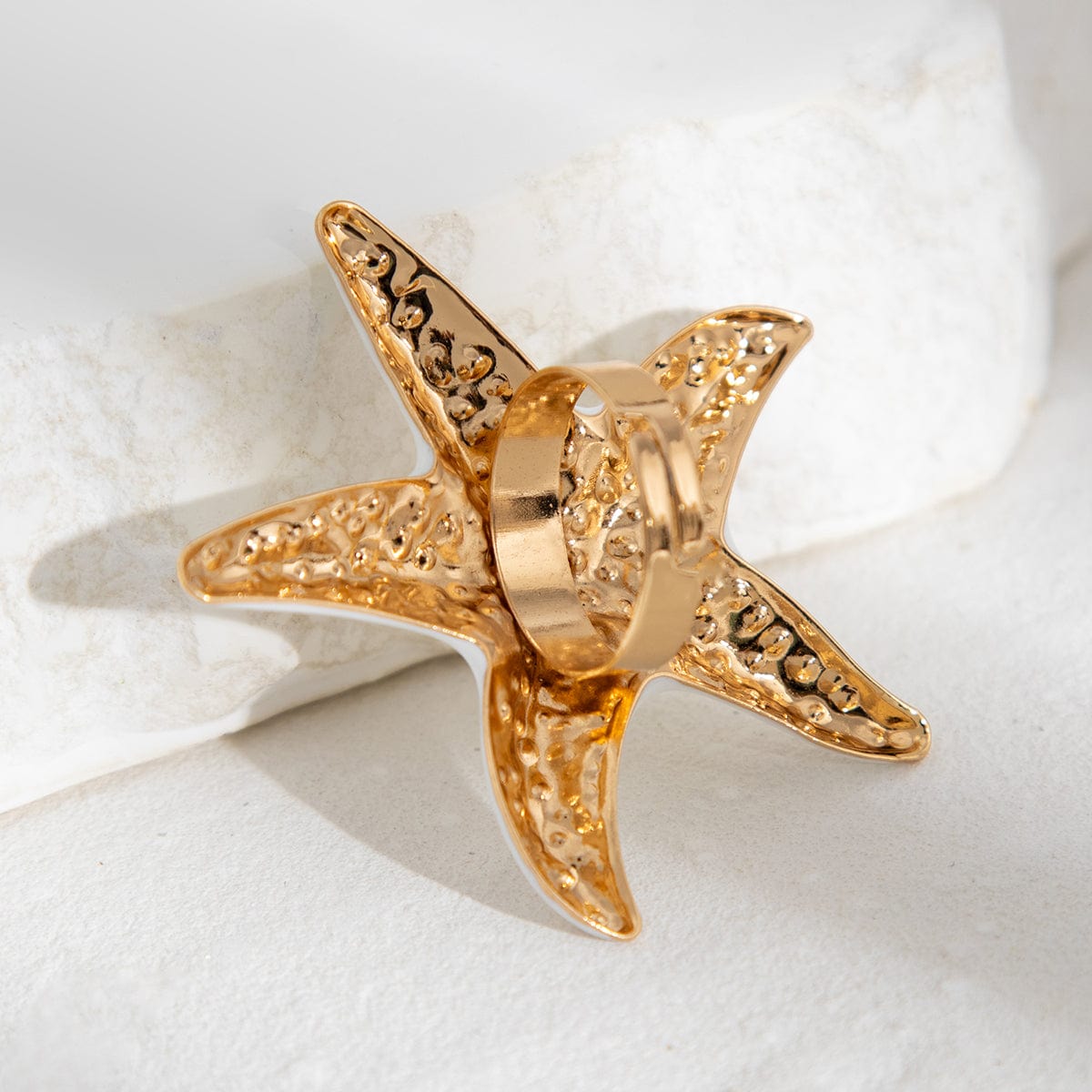 Bohemia Enamel Starfish Ring