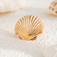 Thumbnail for Bohemia Gold Silver Plated Shell Ear Cuff Earring - ArtGalleryZen
