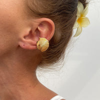Thumbnail for Bohemia Gold Silver Plated Shell Ear Cuff Earring - ArtGalleryZen