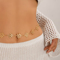 Thumbnail for Bohemia Gold Silver Tone Sun Belly Chain