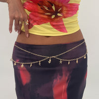 Thumbnail for Bohemia Layered Conch Shell Starfish Tassel Belly Chain - ArtGalleryZen