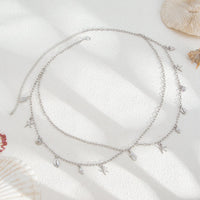 Thumbnail for Bohemia Layered Conch Shell Starfish Tassel Belly Chain - ArtGalleryZen