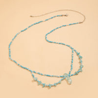 Thumbnail for Bohemia Layered Crystal Beaded Bowknot Pattern Belly Chain - ArtGalleryZen