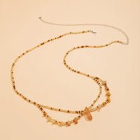 Thumbnail for Bohemia Layered Crystal Beaded Bowknot Pattern Belly Chain - ArtGalleryZen