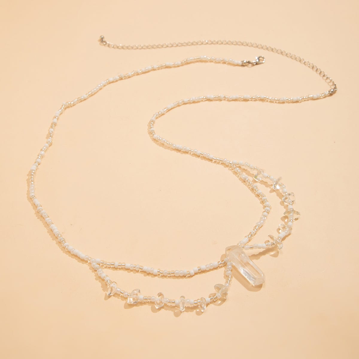 Bohemia Layered Crystal Beaded Bowknot Pattern Belly Chain - ArtGalleryZen