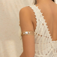 Thumbnail for Bohemia Layered Pearl Inlaid Arm Cuff