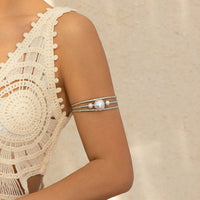 Thumbnail for Bohemia Layered Pearl Inlaid Arm Cuff