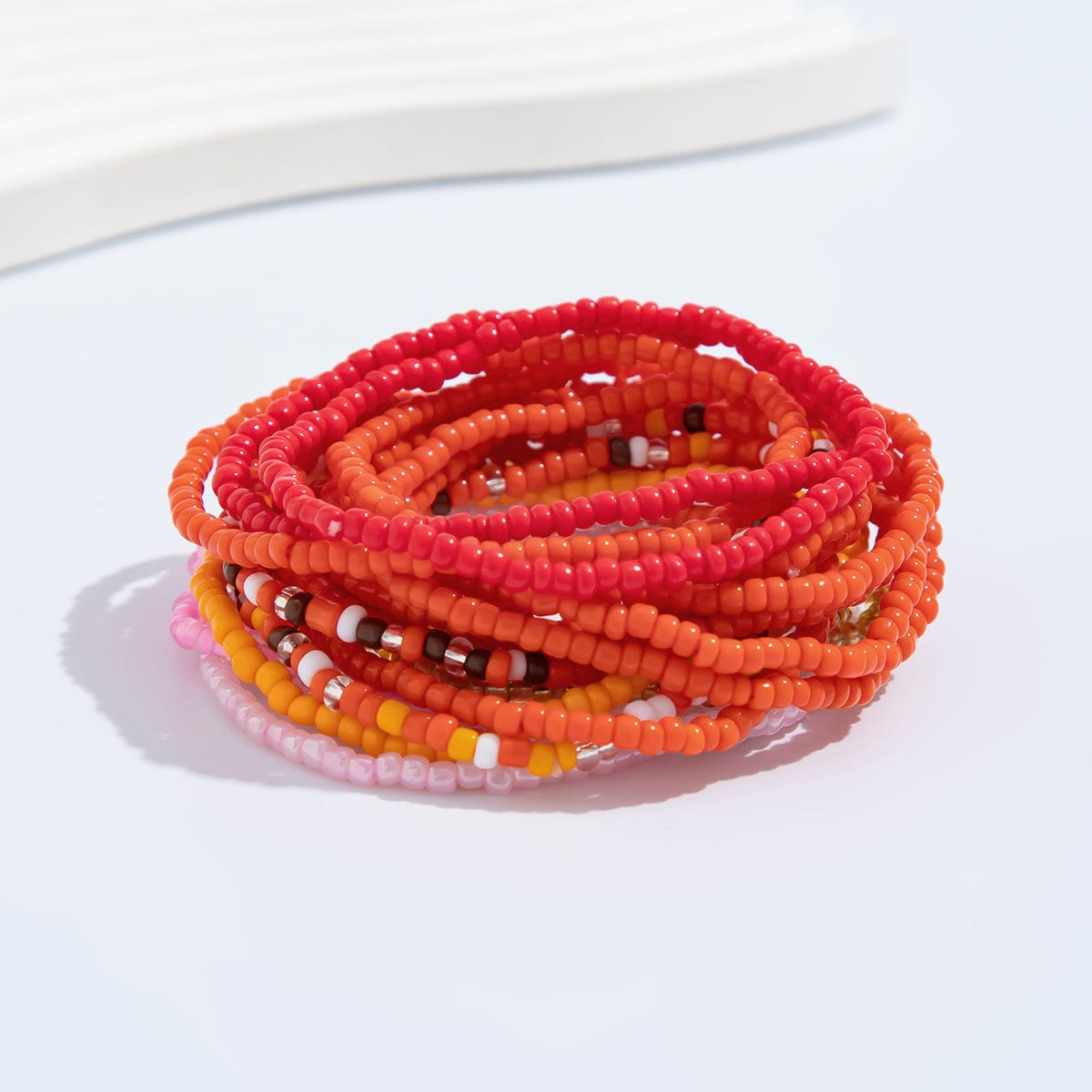 Bohemia Layered Seed Beaded Bracelet Set - ArtGalleryZen