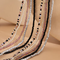 Thumbnail for Bohemia Layered Seed Beaded Waist Chain - ArtGalleryZen