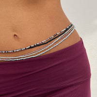 Thumbnail for Bohemia Layered Seed Beaded Waist Chain