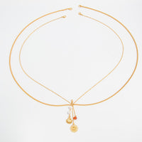 Thumbnail for Bohemia Layered Sun Shell Crystal Stone Tassel Bikini Body Chain - ArtGalleryZen