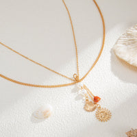 Thumbnail for Bohemia Layered Sun Shell Crystal Stone Tassel Bikini Body Chain - ArtGalleryZen