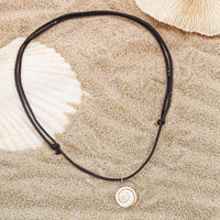 Thumbnail for Bohemia Shell Pendant Wax Cord String Adjustable Necklace