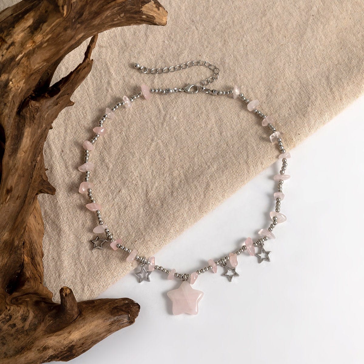 Bohemia Star Tassel Turquoise Stone Choker Necklace - ArtGalleryZen