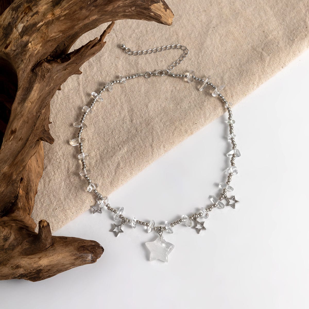 Bohemia Star Tassel Turquoise Stone Choker Necklace - ArtGalleryZen