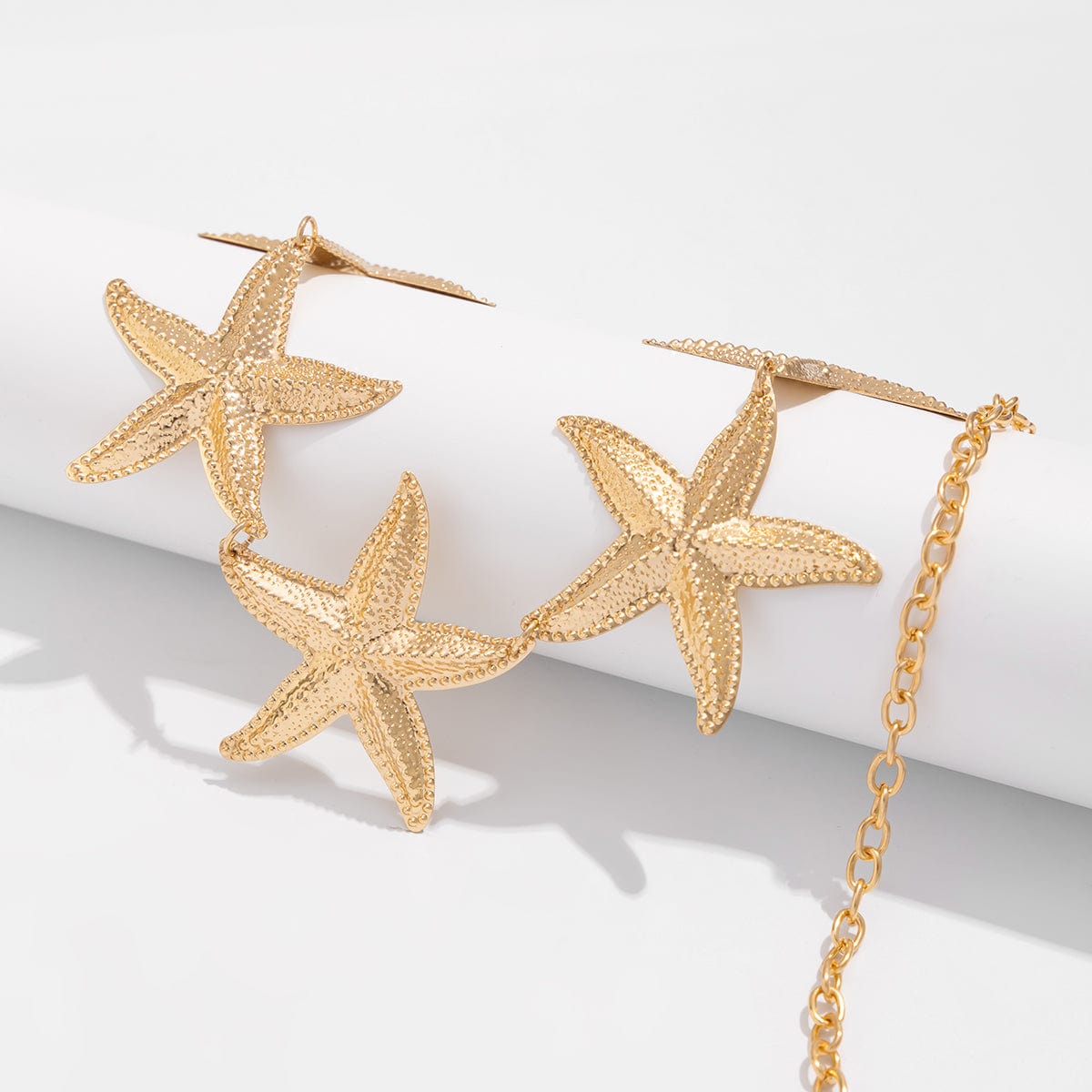 Bohemia Textured Starfish Waist Chain - ArtGalleryZen
