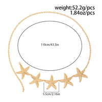 Thumbnail for Bohemia Textured Starfish Waist Chain