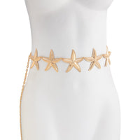 Thumbnail for Bohemia Textured Starfish Waist Chain