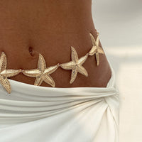 Thumbnail for Bohemia Textured Starfish Waist Chain