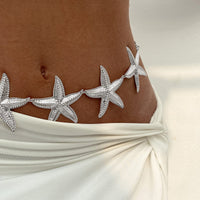 Thumbnail for Bohemia Textured Starfish Waist Chain