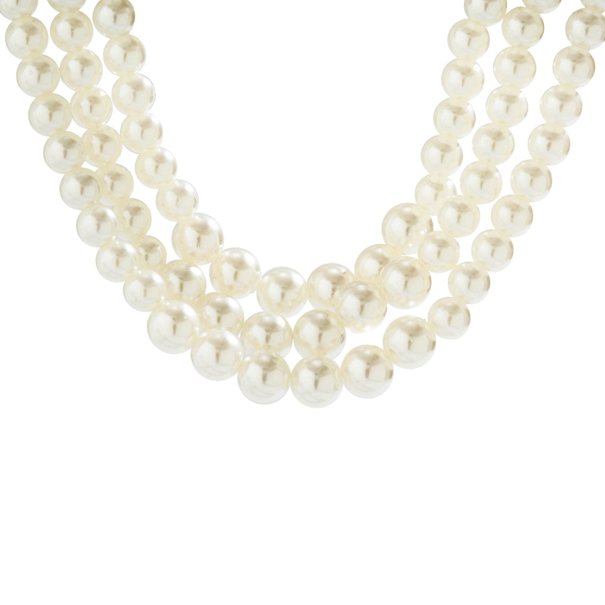 Bohemian Layered Pearl Chain Choker Necklace - ArtGalleryZen