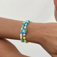 Thumbnail for Boho 2pcs Flower Polymer Clay Beaded Friendship Bracelet Set - ArtGalleryZen