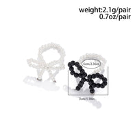 Thumbnail for Boho 2Pcs Pearl Beaded Bowknot Ring Set