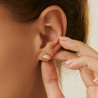 Thumbnail for Boho 3 Pairs Gold Silver Tone Conch Shell Starfish Earrings Set - ArtGalleryZen