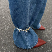 Thumbnail for Boho 3pcs Conch Starfish Charm Pearl Seed Bead Chain Anklet Set - ArtGalleryZen