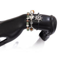 Thumbnail for Boho 3Pcs Sun Butterfly Mushroom Charm Crystal Star Chain Bracelet Set - ArtGalleryZen