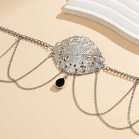 Thumbnail for Boho Abstract Floral Cross Crystal Pendant Arm Chain - ArtGalleryZen