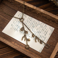 Thumbnail for Boho Antique Gold Silver Tone Lucky Horseshoe Heart Pendant Y Necklace - ArtGalleryZen