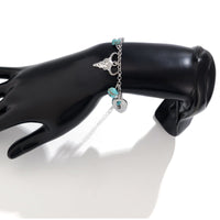 Thumbnail for Boho Bull Boot Cowboy Hat Turquoise Charm Bracelet - ArtGalleryZen