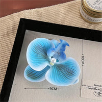 Thumbnail for Boho Chic Butterfly Orchid Flower Pearl Hair Clip Hair Pin - ArtGalleryZen