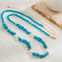 Thumbnail for Boho Chic Turquoise Crystal Pearl Beaded Waist Chain