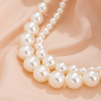 Thumbnail for Boho Chunky 2 Pieces Pearl Chain Necklace Set