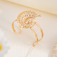 Thumbnail for Boho Chunky Conch Hollow Bangle Bracelet - ArtGalleryZen