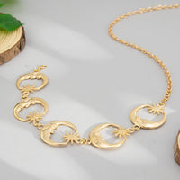 Thumbnail for Boho Chunky Gold Silver Tone Sun Moon Waist Chain - ArtGalleryZen