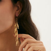 Thumbnail for Boho Chunky Goldfish Tassel Earrings - ArtGalleryZen