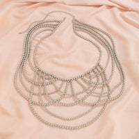 Thumbnail for Boho Chunky Layered Gold Silver Tone Pearl Waist Chain Body Chain