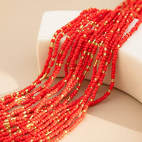 Thumbnail for Boho Chunky Layered Seed Beaded Chain Necklace - ArtGalleryZen