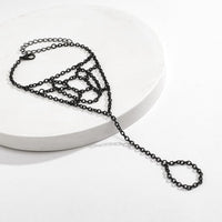 Thumbnail for Boho Cobweb Finger Ring Chain Bracelet - ArtGalleryZen