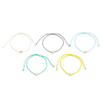 Thumbnail for Boho Colorful Heart Jade Cord Stackable Bracelet Set - ArtGalleryZen